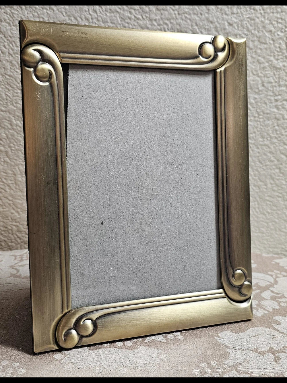 Vintage Brass Gold Tone Ornate Photo Frame - Elegant Home Accent